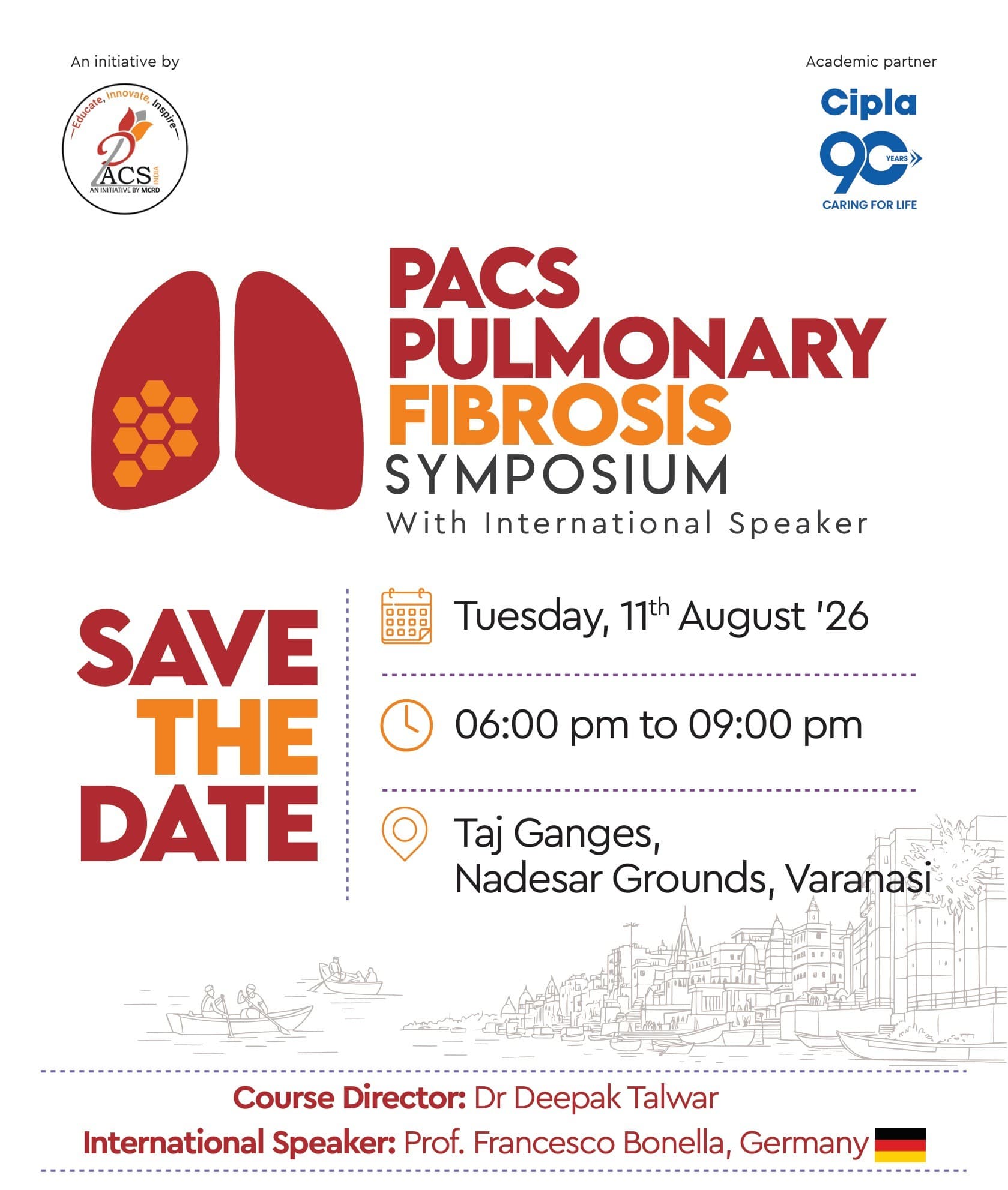 Pulmonary Fibrosis Symposium, Varanasi — save the date